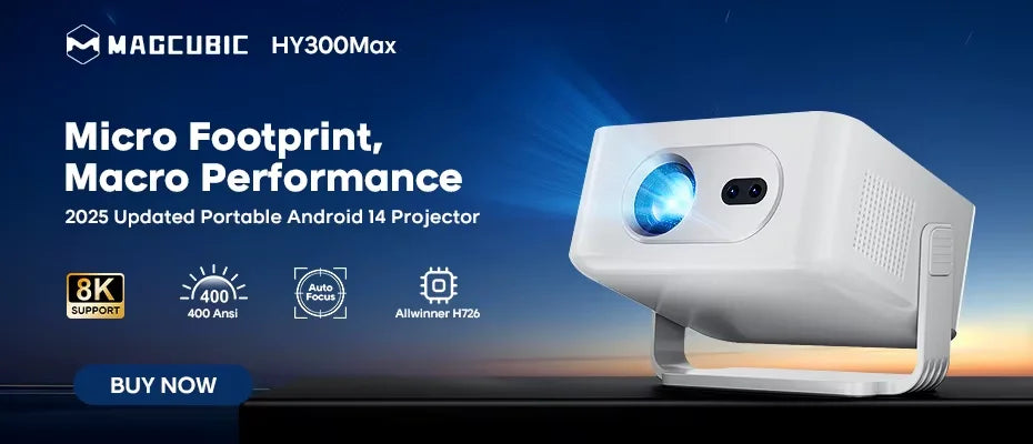 Magcubic Auto Focus Projector HY350Max