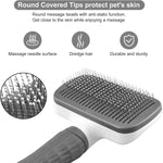 Pet Dog Hair Brush Cat Comb Grooming And Care Cat Brush Plastic Comb For Long Hair Dogs Cleaning Pets Dogs Accessories ﻿