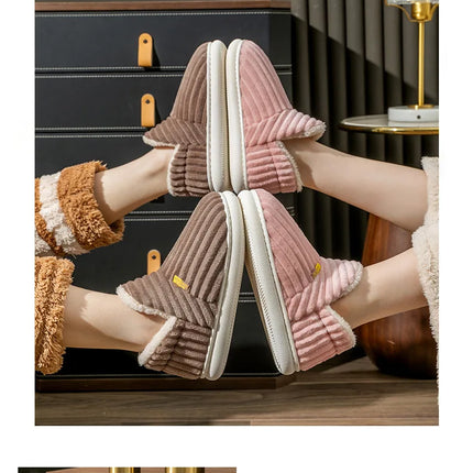 Asgard Classic Plush Slippers For Women Winter 2024 New Outdoor Fluffy Warm Boots Leisure Cotton Shoes Indoor Cozy Home Slides