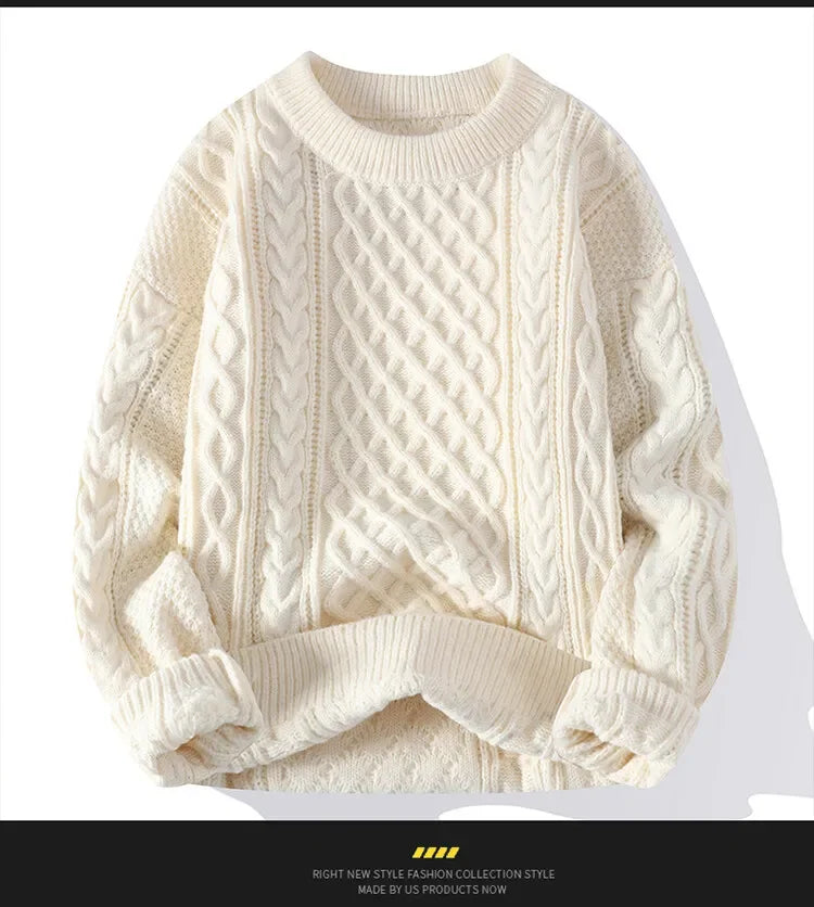 Brand Christmas Sweaters Men Crewneck Sweater Men Pullover Jumpers Fashion Clothing Autumn Winter Tops Male Knitted Sweatshirts