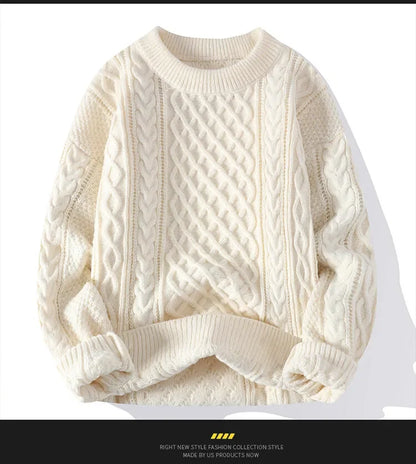 Brand Christmas Sweaters Men Crewneck Sweater Men Pullover Jumpers Fashion Clothing Autumn Winter Tops Male Knitted Sweatshirts