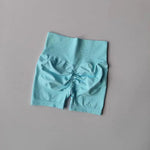 Summer High-Waist Women's Yoga Shorts Breathable Fitness Butt Lift Sports Running Shorts Cycling Push-Up Workout Gym Shorts