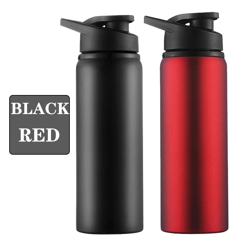 Portable Water Bottle Bicycle Riding Drinking Water Bottle Outdoor Sport Travel Mug Metal Stainless Steel Bottle