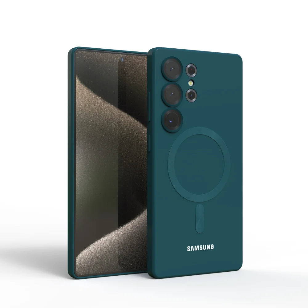 Soft Silicone Case For Galaxy S25 Ultra S25 Plus S25Ultra S21 FE S23 S24 With Camera Lens Full Covers