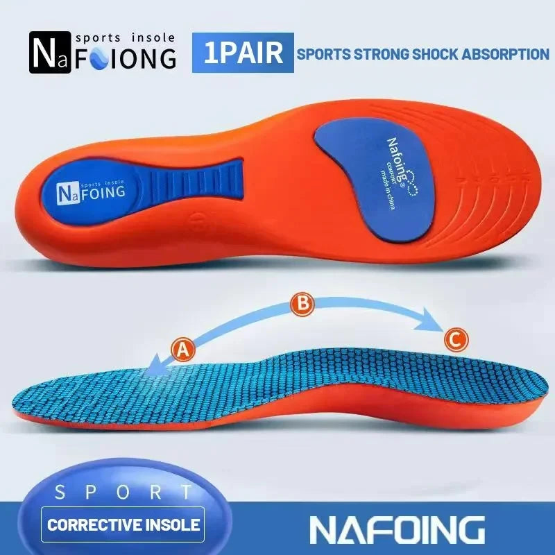 Sport Insoles for Shoes Sole Orthopedic Insoles Shock Absorption Deodorant Breathable Cushion Running Insoles for Feet Man Women