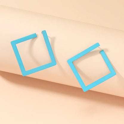 European and American fashion new environmentally friendly personality temperament cool style earrings exaggerated niche design