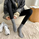 2024 New Winter  Cashmere Wool Women Socks  Casual japanese fashion Solid Color Thicker Long Sock Girls Thermal Warm Crew Sock