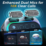 Bluetooth 5.3 FM Transmitter 4 Port USB Car Charger Type C PD 250W Fast Charging