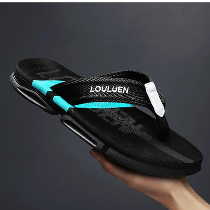High Quality Fashion Men Flip Flops Summer Beach Flip Flops Men Casual Breathable Antiskid Beach Slippers Men Summer Outdoor