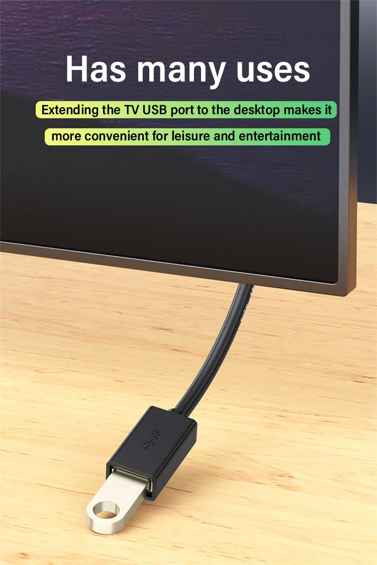 USB 3.0 Extension Cable Male to Female 5Gbps Data Cord USB3.0 Extender for PC PS3 Laptop to U Disk Smart TV USB Cable Extension