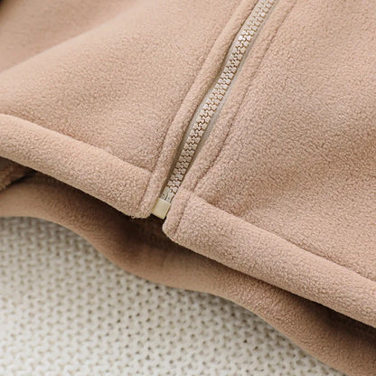 IYEAL Children's  Jacket Coat  Autumn Winter Warm Fleece Outerwear Boys Clothing Fleece Thickened Boy Clothes 4  8 to 10 years