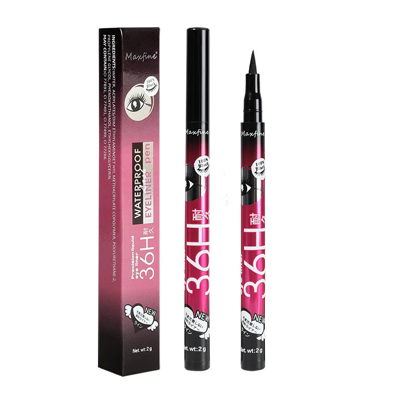 Long Lasting Quick Drying Waterproof Easy To Color Non Smudging Smooth Liquid Eyeliner