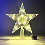 15cm Christmas Tree Decoration Stars Warm White Lights Home Room Decor LED Shining Lamp Xmas Festival TopStar Navidad 1.07in