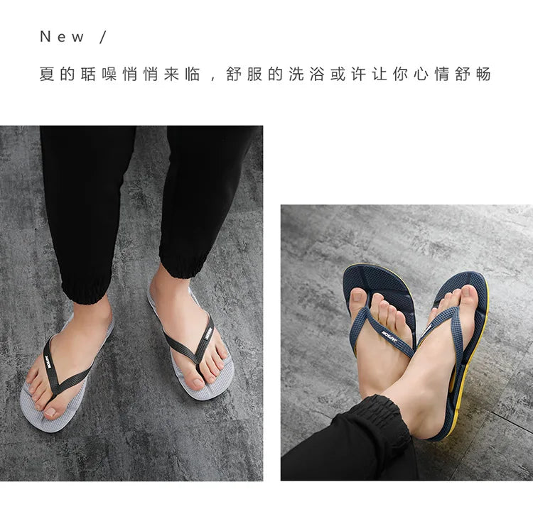 Fashion Blue Massage Slippers Men Flip Flops Sale Big Size 48 Casual Slides Men Non Slip Beach Slippers For Men chanclas hombre