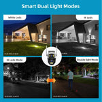 8MP 4G Sim Card Camera Dual Lens Dual Screen Wireless WiFi Outdoor Surveillance Human Detect Security Protection PTZ IP Cameras