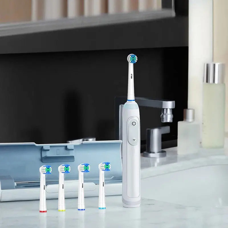 Toothbrush Head Compatible with Oral b Braun Electric Toothbrush, Precision Replacement Brush Heads for Pro Smart Genius, Effici