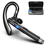 YYK520 Bluetooth Headset Noise Cancelling Sports Earphone Waterproof Digital Display Headphones Single Ear Earbuds Over-Ear