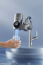 New Youpin Water-power Sterilization Faucet Water Purifier Ultraviolet Deep Sterilization 8-stage Fine Filtration Heating Faucet