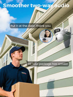 BESDER 6K 12MP HD Three Screen WIFI IP Camera Outdoor Three Lens Ai Human Detection Waterproof CCTV Video Security Camera iCsee