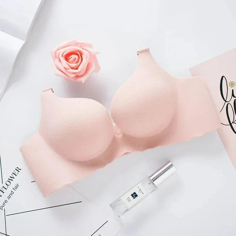 2025 New Extreme Push Up Bra 8cm Pads Small Bust Double Cup Padding Wireless Adjustable Plunge Bra Seamless Lift & Natural Shape