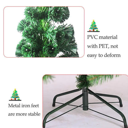 [UK STOCK] 90cm-210cm Christmas tree PVC Green Tree Christmas Artificial Tree,Christmas tree Indoor Outdoor DIY Christmas tree