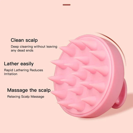 Silicone Scalp Massage Comb - Soft Hair Washing Brush for Growth, Shampoo & Shower, Gentle Scalp Massager for Hair Care