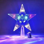 15cm Christmas Tree Decoration Stars Warm White Lights Home Room Decor LED Shining Lamp Xmas Festival TopStar Navidad 1.07in