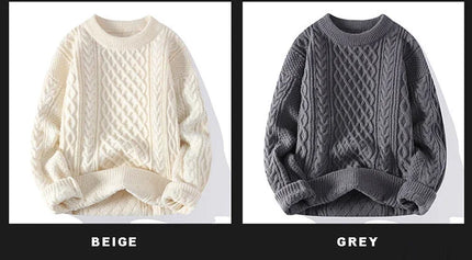 Brand Christmas Sweaters Men Crewneck Sweater Men Pullover Jumpers Fashion Clothing Autumn Winter Tops Male Knitted Sweatshirts