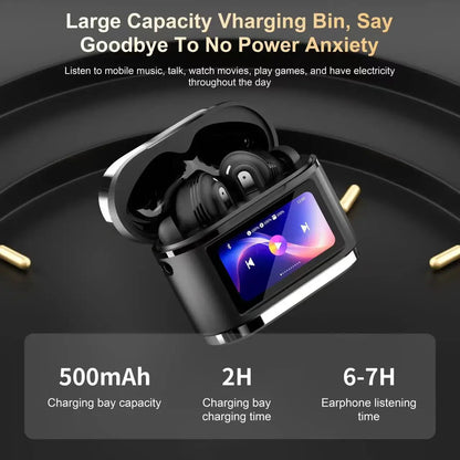 Xiaomi BD2 True Wireless Bluetooth Headphones ANC+ENC Noise Cancelling Headsets Digital Display Hi-Fi Earbuds With Mic Earphones