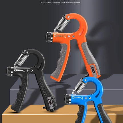 5-60kg Adjustable Hand Grip Strengthener Hand Grip Trainer With Counter Wrist Forearm And Hand Exerciser For Muscle Building