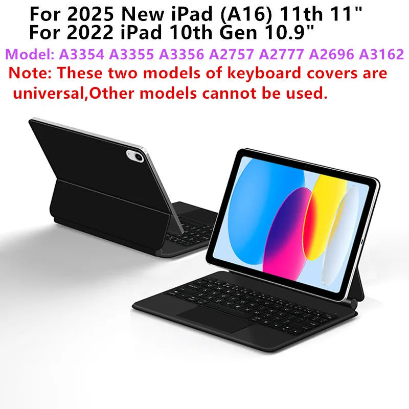 Magic Keyboard for iPad 11th 10th Generation Case 2025 iPad A16 11th 11