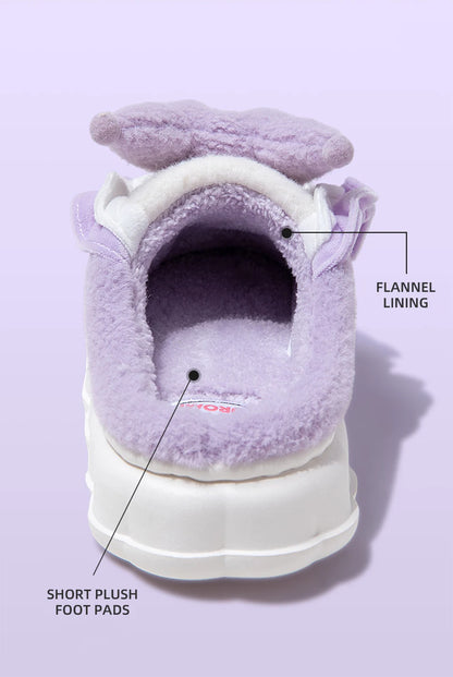 Sanrio Kawaii Cinnamoroll Womens Slippers Kuromi Hello Kitty Plush Cartoon Cute Sweet Suitable Indoor Outdoor Winter Shoes
