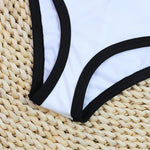 Woman Swimwear 2024 High Waist Bikinis Shorts Women's Swimsuit Luxury Ribbed Two-piece Bathing Suits Summer Bikini Set Swim Suit