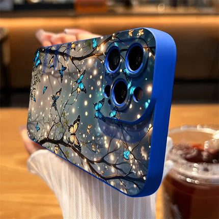 Case for iPhone 16 The Dark Butterfly Pattern Phone Case for iPhone 17 Air 15 14 13 12 11 Pro Max X XR XS 7 8 Plus SE2 16E Cover