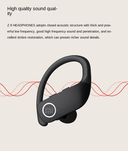 XIAOMI Original Z9 True Wireless Headset Hook Bluetooth Touch Headset HD Call LED Display Sports Headset with Microphone