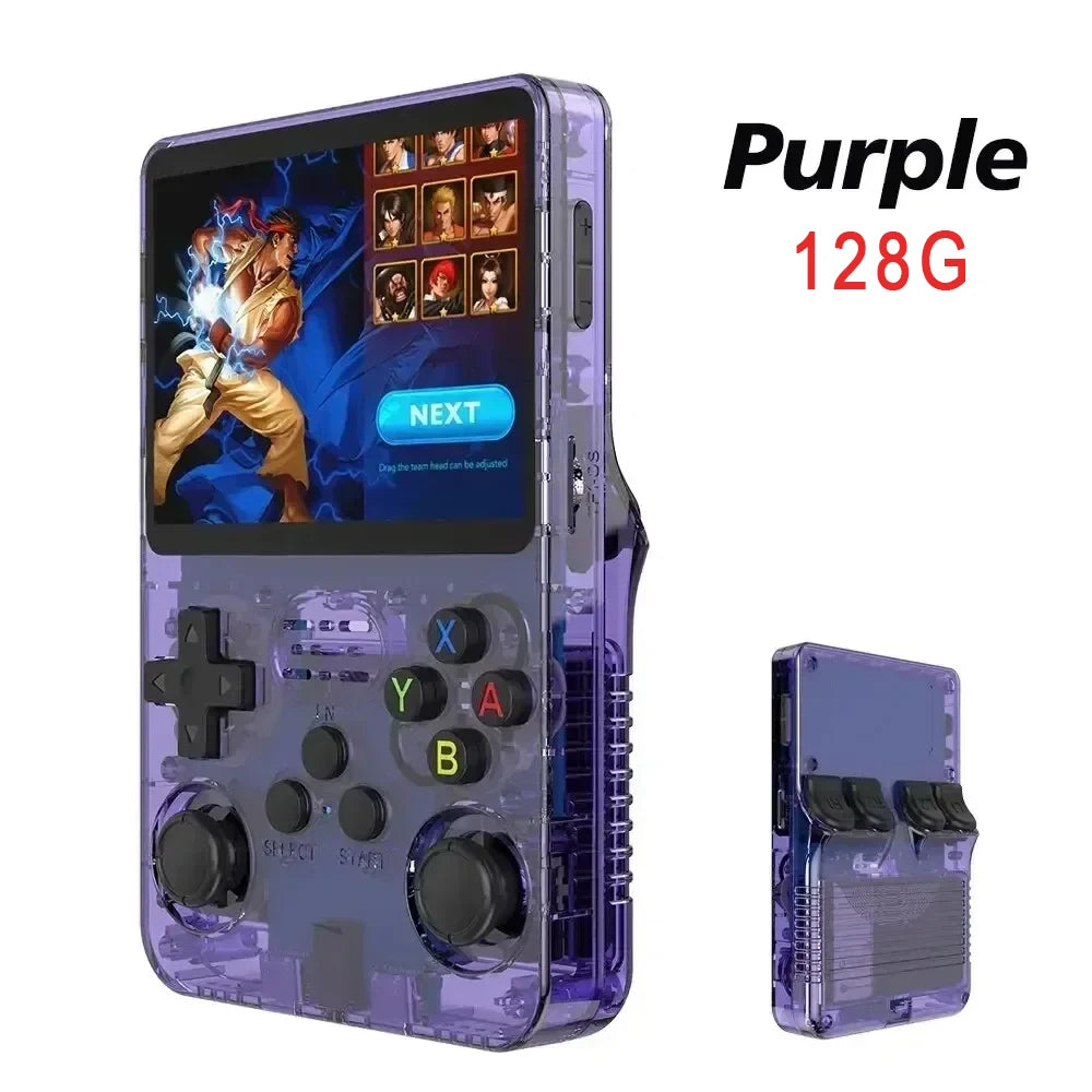 R36s new handheld game console open source Linux 3.5-inch IPS screen handheld 128GB video player Xmas Gift