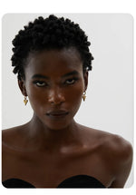 Yhpup Stainless Steel Chic Heart Huggie Hoop Earrings Charm Gold Color Tarnish Free Trendy Fashion Jewelry for Women Bijoux