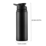 Portable Water Bottle Bicycle Riding Drinking Water Bottle Outdoor Sport Travel Mug Metal Stainless Steel Bottle