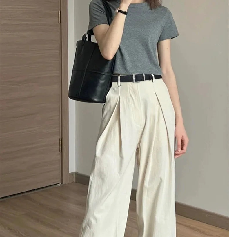 Luxury Genuine Leather Women Belt for Jeans and Dress Vintage Suede Cowhide Waistband Golden Square Buckle Ladies Trendy Belts