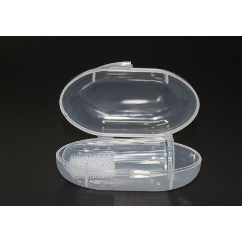 5 Sets of Pet Silicone Finger Sleeves Boxed Toothbrushes for Cats Dogs Brushing Finger Sleeves Pet Teeth Oral Cleaning Products