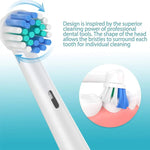 Toothbrush Head Compatible with Oral b Braun Electric Toothbrush, Precision Replacement Brush Heads for Pro Smart Genius, Effici