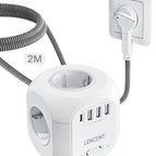 Flat plug 2M 3U1C / EU Plug