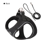 Dog Harness Leash Set for small medium dog Adjustable Reflective Puppy Cat Harness pet Vest Chihuahua Yorkies Outdoor Walking