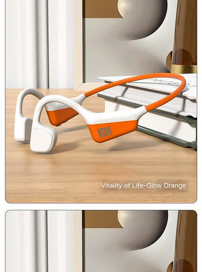 XIAOMI Mijia A20 Bone Conduction Neckband Wireless Earphones Bluetooth Headphones Sports Over Ear Headset With Mic Stereo Earbud
