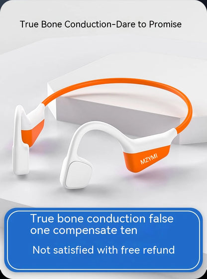 MZYMI A20 Bone Conduction Neckband Wireless Earphones Mijia Bluetooth Headphones Sports Over Ear Headset With Mic Stereo Earbud