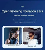 NEW Bluetooth 5.3 Wireless Bone Conduction Headphones T75 Clip Ear Music Noise Canceling Headset HD Call Sports Gaming Earphone
