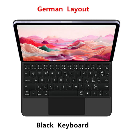 Magic Keyboard for iPad 11th 10th Generation Case 2025 iPad A16 11th 11" A3354 A3355 A3356 A2696 Smart Magnetic Book Cover Folio