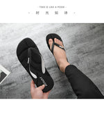 Fashion Blue Massage Slippers Men Flip Flops Sale Big Size 48 Casual Slides Men Non Slip Beach Slippers For Men chanclas hombre