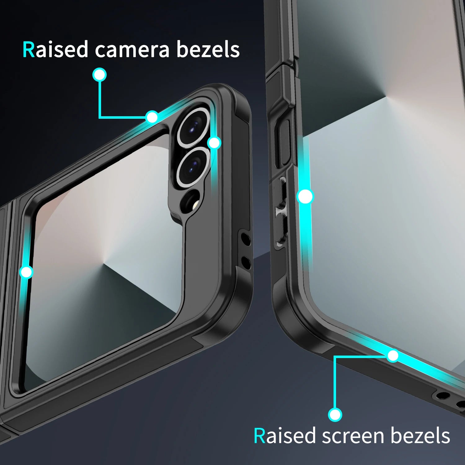 Luxury Original Official Slim Matte Protection Phone Case Samsung Galaxy Z Flip 7 6 5 4  For Wireless Charging Shockproof Cover