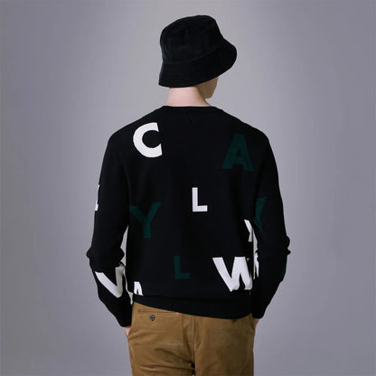 CALLAWAY High-end Men's Knitted Sweater! New Style! Luxury Brand Letter Golf Apparel, Trendy Design, A Must-have for Autumn!